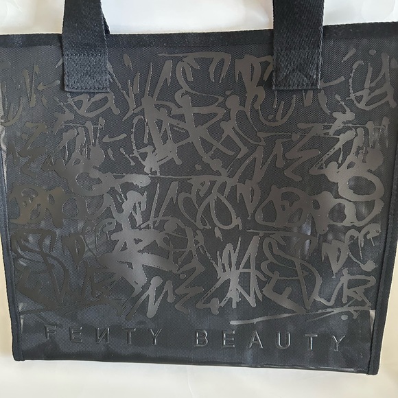 Fenty Beauty Black Mesh Tote - Picture 2 of 8